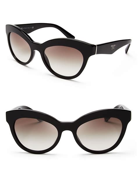 prada pr 53ss black cat-eye sunglasses|Women's Designer Sunglasses & Eyewear .